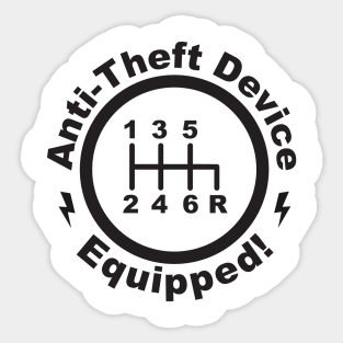 Anti-Theft Device Sticker